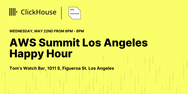 AWS Summit Los Angeles - Happy Hour